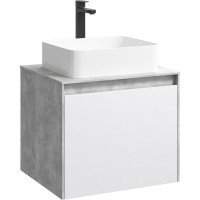 Корпус тумбы под раковину Aqwella 5 Stars Mobi 60 MOB0106BS подвесной Бетон светлый