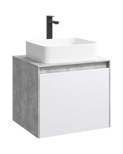 Корпус тумбы под раковину Aqwella 5 Stars Mobi 60 MOB0106BS подвесной Бетон светлый