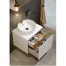 Корпус тумбы под раковину Aqwella 5 Stars Mobi 60 MOB0106BS подвесной Бетон светлый