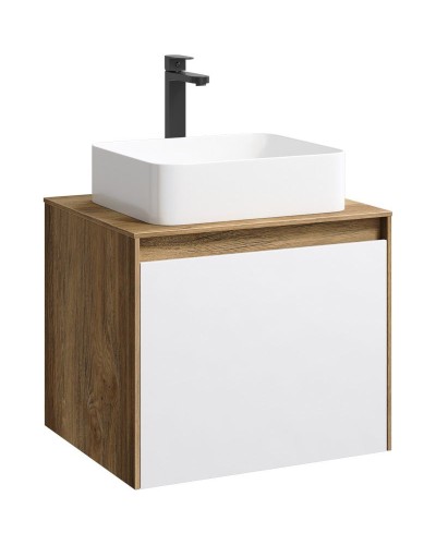 Корпус тумбы под раковину Aqwella 5 Stars Mobi 60 MOB0106DB подвесной Дуб балтийский