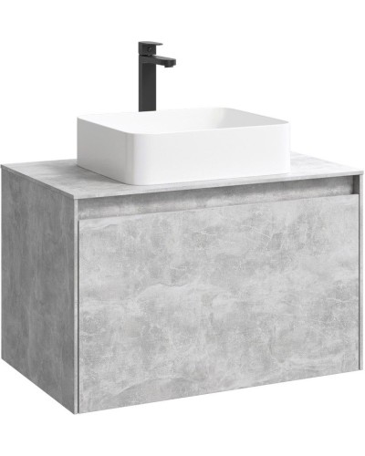 Корпус тумбы под раковину Aqwella 5 Stars Mobi 80 MOB0108BS подвесной Бетон светлый
