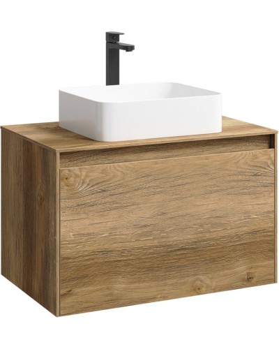 Корпус тумбы под раковину Aqwella 5 Stars Mobi 80 MOB0108DB подвесной Дуб балтийский