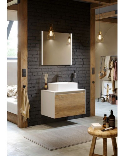 Корпус тумбы под раковину Aqwella 5 Stars Mobi 80 MOB0108W подвесной Белый