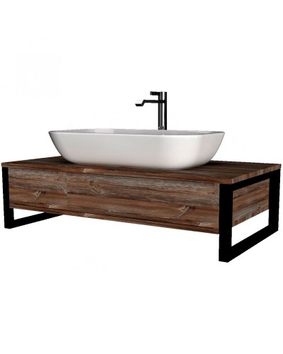 Тумба под раковину 1MarKa Grunge Loft 100П У85847 подвесная Дуб намибия