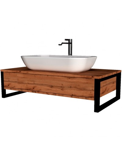 Тумба под раковину 1MarKa Grunge Loft 80П У85842 подвесная Дуб вотан