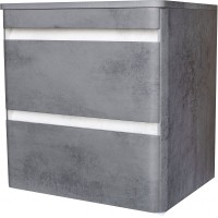 Тумба под раковину Style Line Атлантика Люкс Plus 60 СС-00002279 подвесная Темный бетон