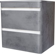 Тумба под раковину Style Line Атлантика Люкс Plus 60 СС-00002279 подвесная Темный бетон