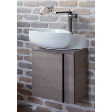 Тумба под раковину Jacob Delafon Nouvelle Vague 45 L EB3045G-E73 подвесная Фактурный дуб