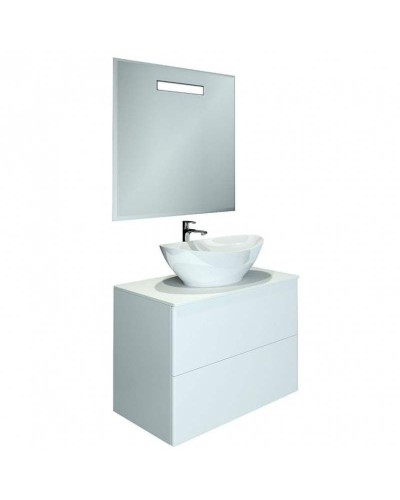 Тумба с раковиной Orange Otto 75 Ot-75TuSTONE+G56 Белая