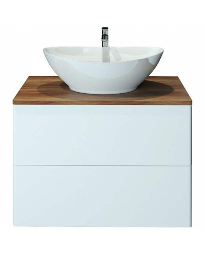 Тумба с раковиной Orange Otto 75 Ot-75TuWOOD+G56 Белая