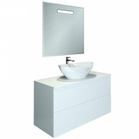 Тумба с раковиной Orange Otto 100 Ot-100TuSTONE+G56 Белая