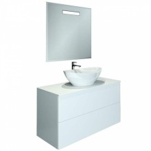 Тумба с раковиной Orange Otto 100 Ot-100TuSTONE+G56 Белая