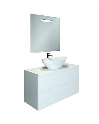 Тумба с раковиной Orange Otto 100 Ot-100TuSTONE+G56 Белая