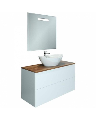 Тумба с раковиной Orange Otto 100 Ot-100TuWOOD+G56 Белая