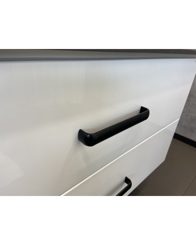 Тумба с раковиной Comforty Амстердам 95 00-00005494 подвесная Белый глянец