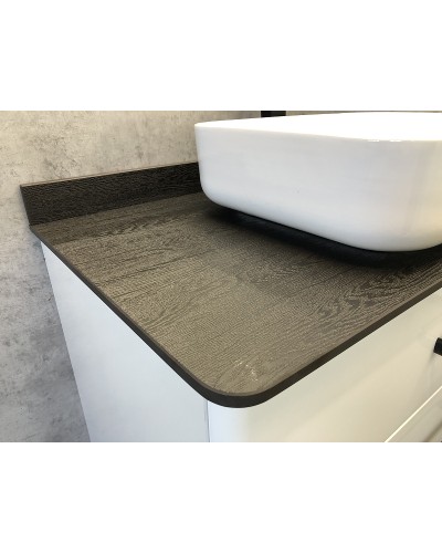 Тумба с раковиной Comforty Амстердам 95 00-00005494 подвесная Белый глянец