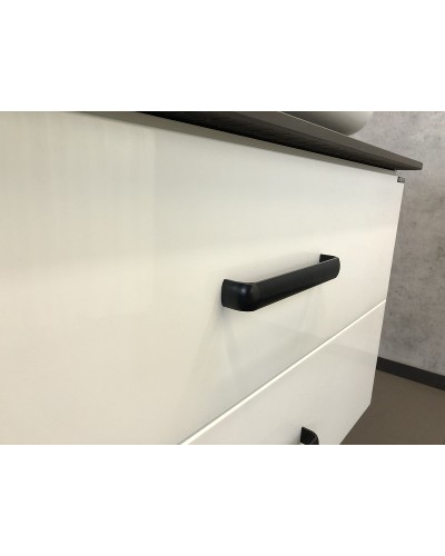 Тумба с раковиной Comforty Амстердам 95 00-00005494 подвесная Белый глянец