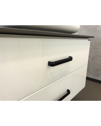 Тумба с раковиной Comforty Амстердам 95 00-00005494 подвесная Белый глянец