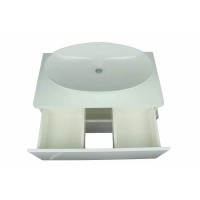 Тумба под раковину Orange Otto Ot-75TuSTONE подвесная Белый глянцевый