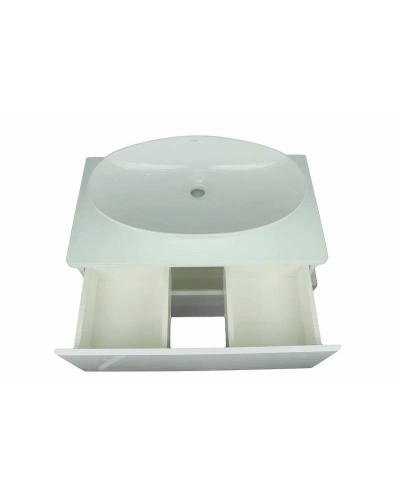 Тумба под раковину Orange Otto Ot-75TuSTONE подвесная Белый глянцевый