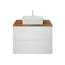 Тумба под раковину Orange Otto Ot-75TuWOOD подвесная Белый Ясень