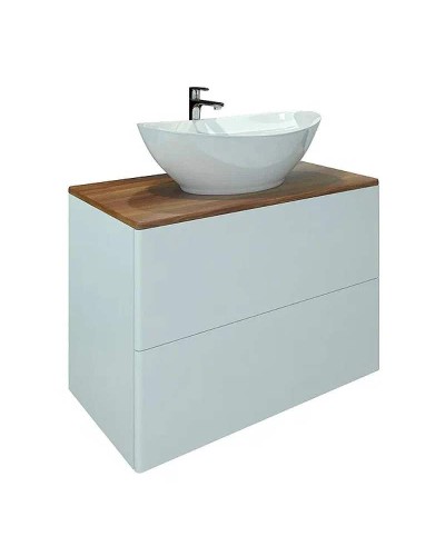 Тумба под раковину Orange Otto Ot-75TuWOOD подвесная Белый Ясень