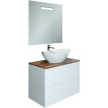 Тумба под раковину Orange Otto Ot-75TuWOOD подвесная Белый Ясень
