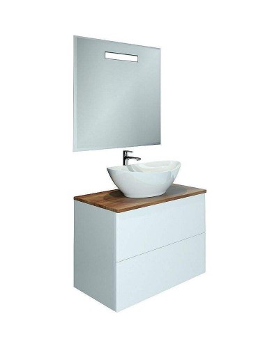 Тумба под раковину Orange Otto Ot-75TuWOOD подвесная Белый Ясень