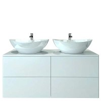 Тумба под раковину Orange Otto Ot-130TuSTONE подвесная Белый глянцевый