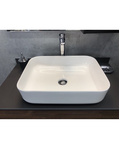 Тумба с раковиной Comforty Штутгарт 90 00-00002868 подвесная Дуб темно-коричневый Черная матовая