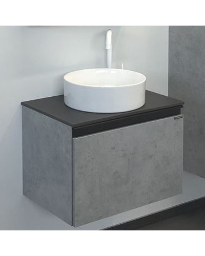 Тумба с раковиной Comforty Эдинбург 60 00-00002782 подвесная Бетон светлый