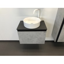 Тумба с раковиной Comforty Эдинбург 60 00-00002782 подвесная Бетон светлый