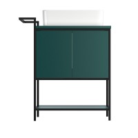 Тумба под раковину Cersanit Botanique 80 63014 Зеленая