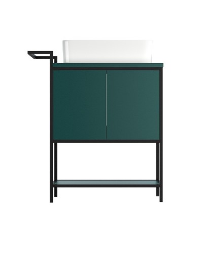 Тумба под раковину Cersanit Botanique 80 63014 Зеленая