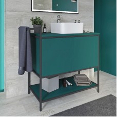 Тумба под раковину Cersanit Botanique 80 63014 Зеленая