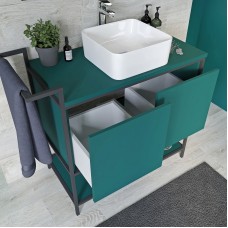 Тумба под раковину Cersanit Botanique 80 63014 Зеленая