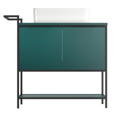 Тумба под раковину Cersanit Botanique 100 63015 Зеленая