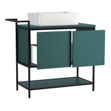 Тумба под раковину Cersanit Botanique 100 63015 Зеленая