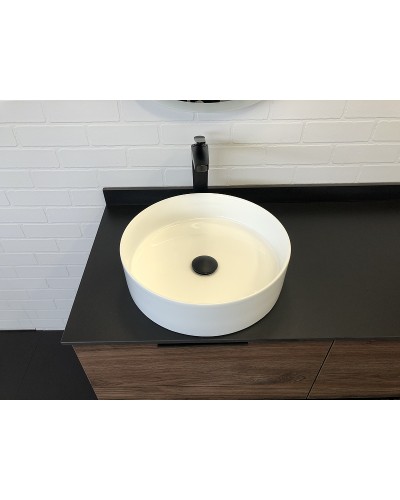 Тумба с раковиной Comforty Порто 120-1 00-00000828 подвесная Дуб темно-коричневый