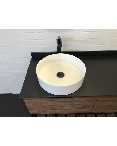 Тумба с раковиной Comforty Порто 120-1 00-00000828 подвесная Дуб темно-коричневый