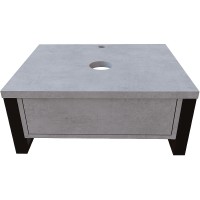 Тумба под раковину 1MarKa Grunge Loft 60П Ц0000001582 подвесная Бетон светлый