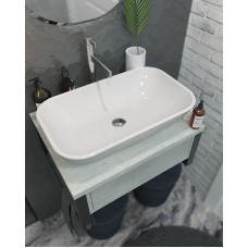 Тумба под раковину 1MarKa Grunge Loft 60П Ц0000001582 подвесная Бетон светлый