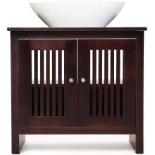 Тумба с раковиной Orange Capri 75 OCN-75TU+RA Орех