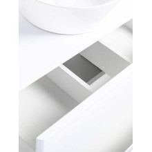 Тумба с раковиной Orange Otto 75 Ot-75TuMDF+B08-360W подвесная Белый глянец