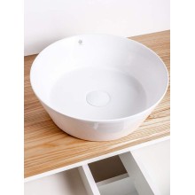 Тумба с раковиной Orange Otto 100 Ot-100TuWOOD+B08-360W подвесная Белая Ясень