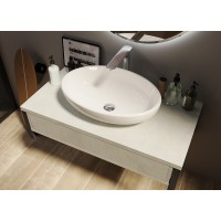 Тумба под раковину 1MarKa Grunge Loft 70П Ц0000015938 подвесная Бетон светлый