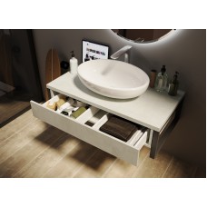 Тумба под раковину 1MarKa Grunge Loft 70П Ц0000015938 подвесная Бетон светлый