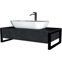 Тумба под раковину 1MarKa Grunge Loft 70П Ц0000015939 подвесная Бетон темно-серый