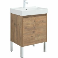 Тумба под раковину Aquanet Nova Lite 60 298849 подвесная Дуб рустикальный