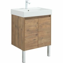 Тумба под раковину Aquanet Nova Lite 60 298849 подвесная Дуб рустикальный